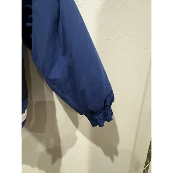 Dallas Cowboys 90s APEX puffer STARS jacket JERRY M blue white NFL Pro Line vtg - Picture 15 of 16